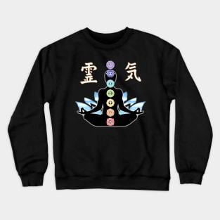 Reiki Kanji chakra symbols design Crewneck Sweatshirt